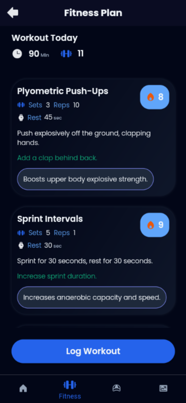 Sport-specific training drills for football, badminton, tennis, and running